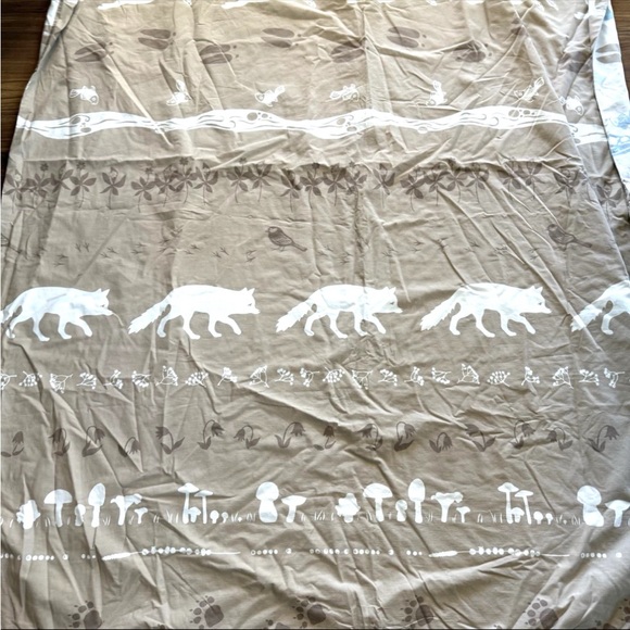 Ikea Vandring Skogsliv Twin Duvet Cover Woodland Animals Mushrooms Two SIded - Picture 1 of 15